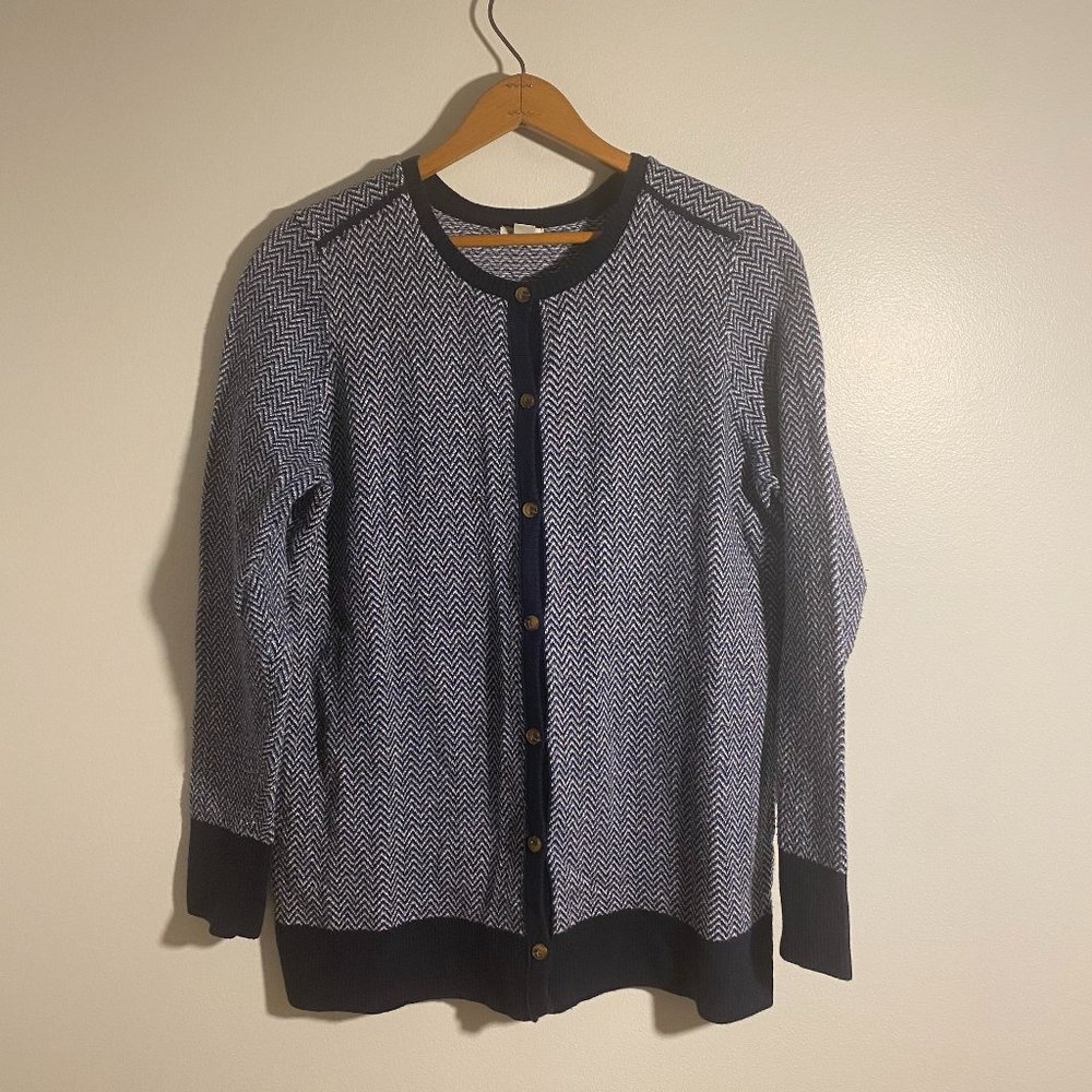 L.L.Bean Women's Button Up Sweater Size L Reg